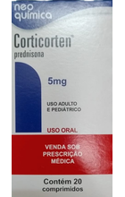 CORTICORTEN 5 MG C/ 20 CP