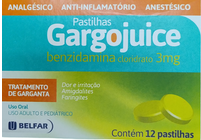 GARGOJUICE 3 MG C/ 12 PST LARANJA