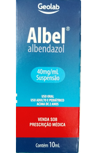 ALBENDAZOL 40 MG/ 10 ML SUSP 