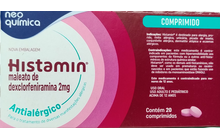 HISTAMIN 2 MG C/ 20 CP
