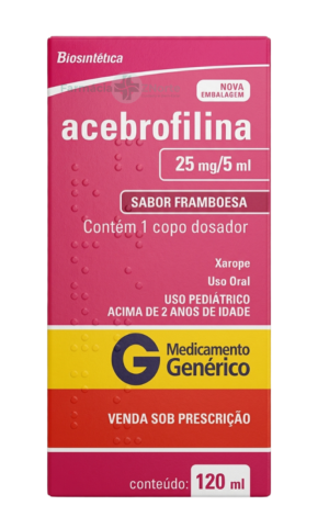 ACEBROFILINA 25 MG/5ML XPE C/120 ML