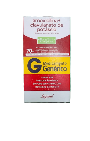 AMOXICILINA CLAVULANATO 400MG 70ML LEG