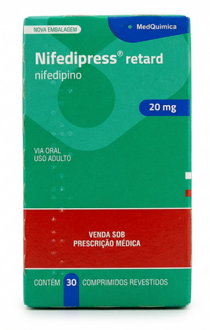 NIFEDIPRESS 20 MG C/ 30 CP ABS RETARD