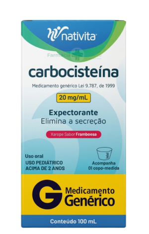 CARBOCISTEINA 20 MG/ML XPE PED 100 ML