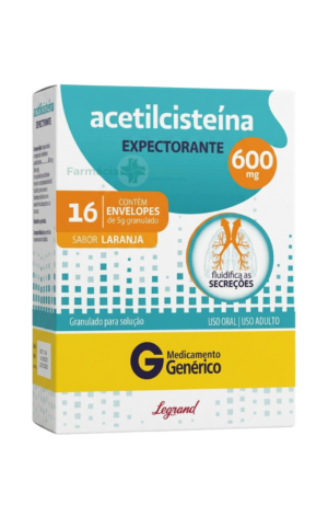 ACETILCISTEINA 600 MG GRAN C/16 ENV